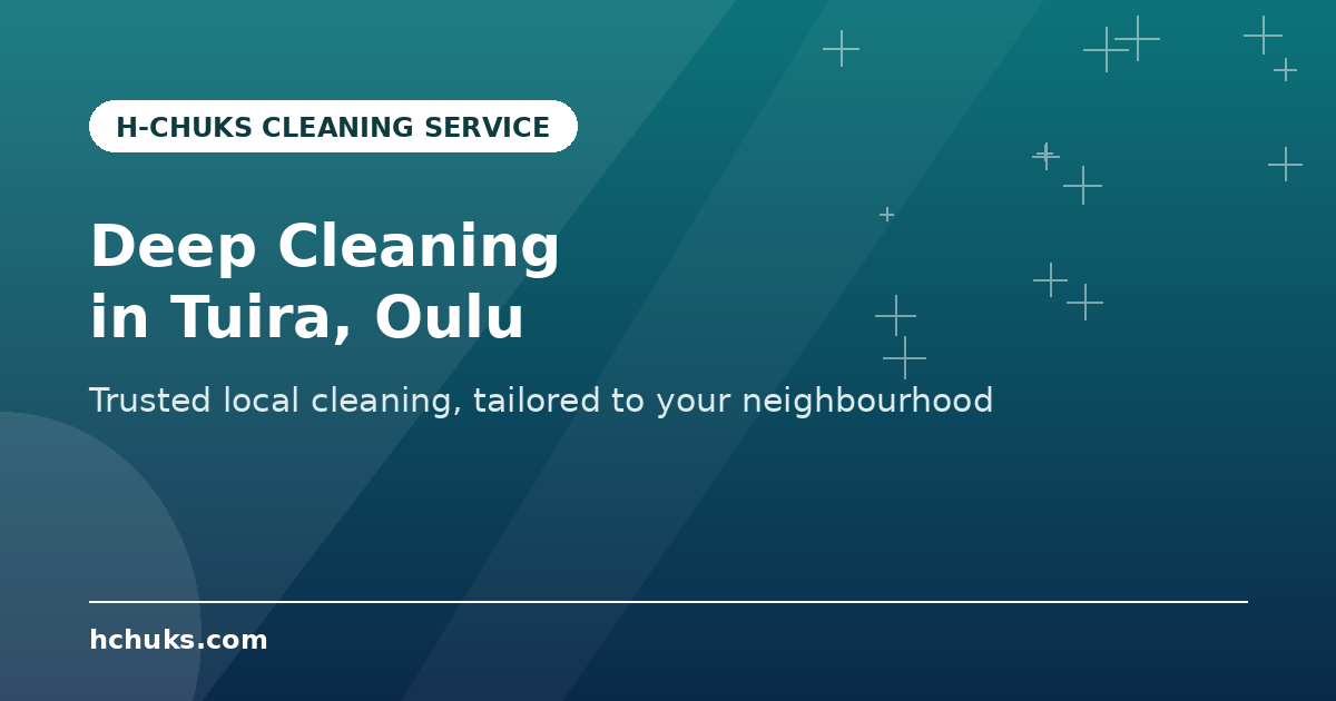 Deep Cleaning in Tuira by H-Chuks Cleaning Service